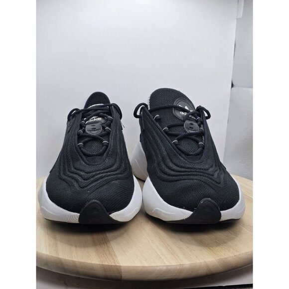 MEN'S ADIDAS ADIFOM SLTN Black / Core Black / Cloud White HP6477 Shoes Size 12 - Picture 2 of 8